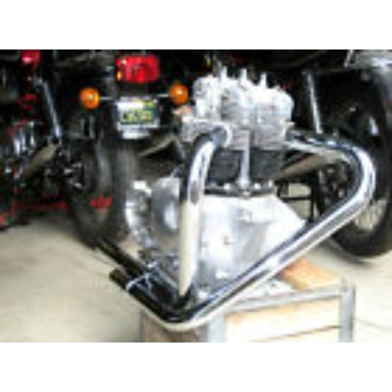 Triumph RIGHT SIDE 650 750 drag pipes 1 3/4 Chrome exhaust chopper bobber RS exit