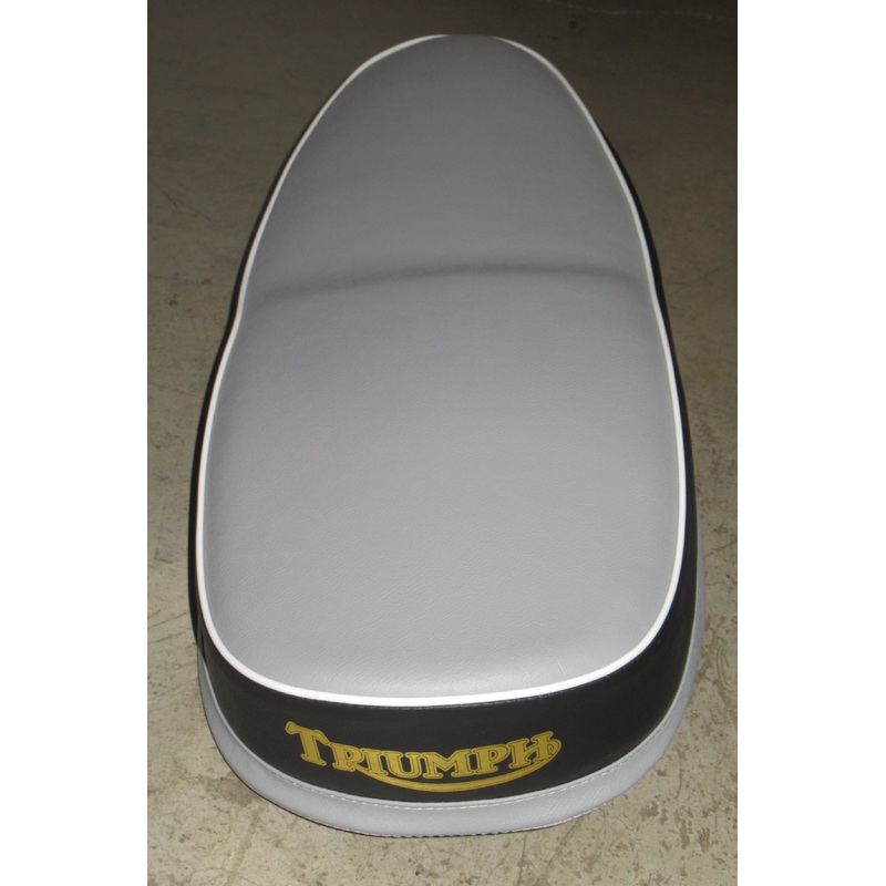 Triumph T120 T100 T90 grey top seat 82-5366 1963 64 65 66 3TA 5TA UK Made