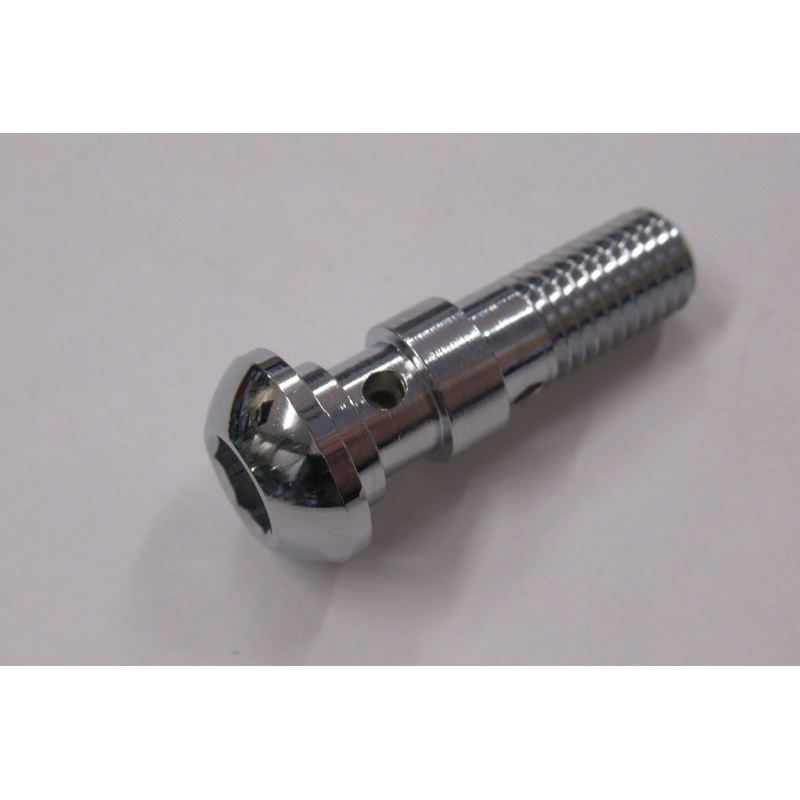 06-5561 Venhill oil feed bolt 2 banjo bolt chrome double for SS kit