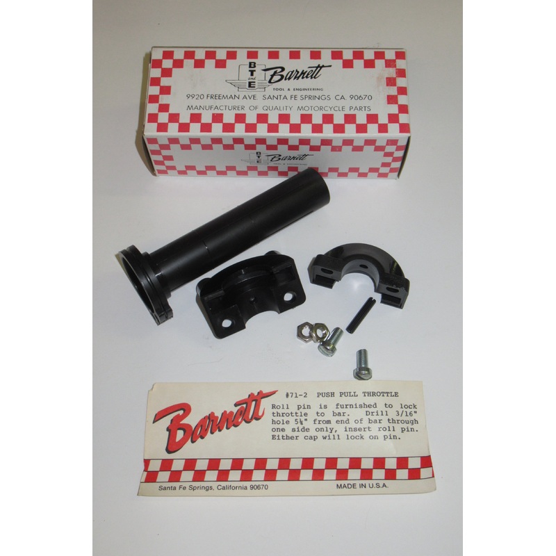 Barnett push pull throttle BTE 7/8 Nylon twist throttle assembly