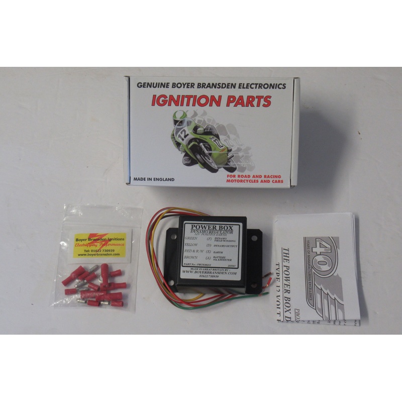 Boyer Regulator Dynamo 12V positive earth Generator Triumph BSA