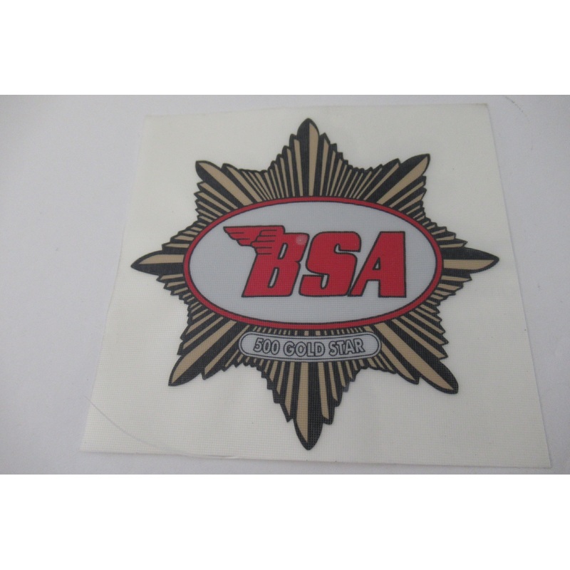 BSA Gold Star 500 peel and stick tank decal