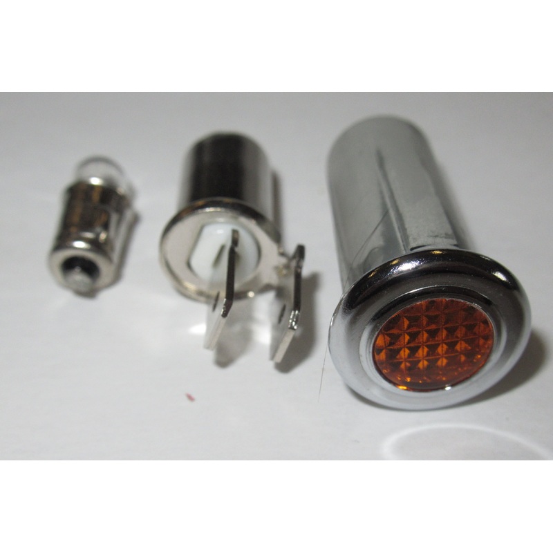 indicator Warning light amber lens Lucas 54363453 99-1207 complete socket and bulb