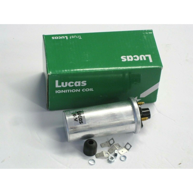 Lucas 45275 copy ignition coil Triumph Norton BSA 6v Genuine green box