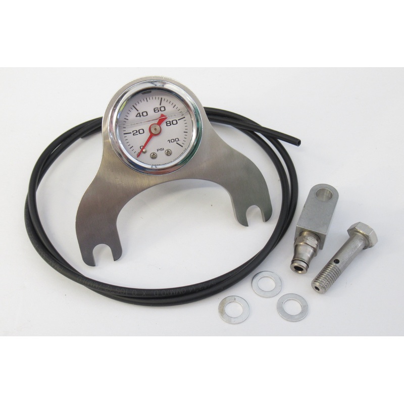 Norton oil pressure gauge center handlebar mount white face Commando MKl MKll
