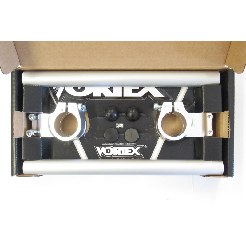 35mm Clip-ons Handlebars VORTEX clip on motorcycle Triumph BSA Norton aluminum