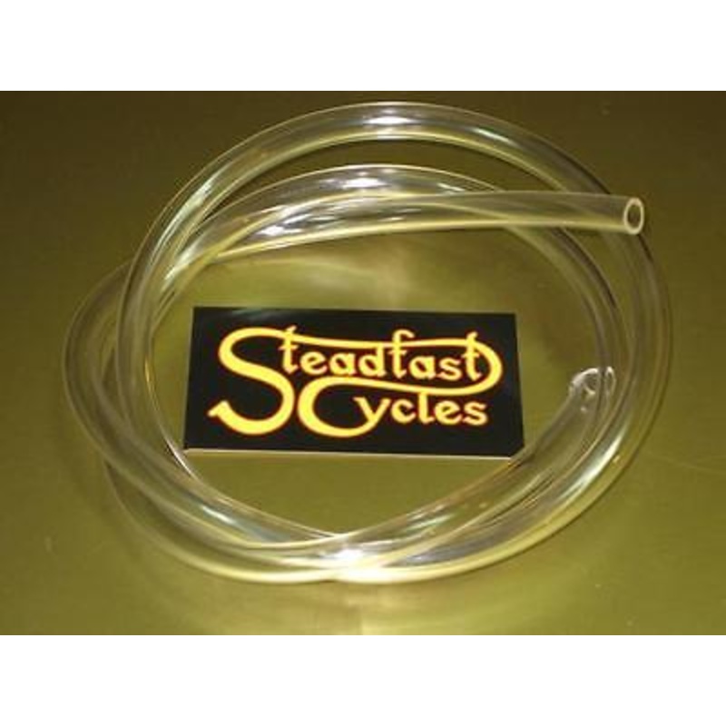 5′ foot piece PVC fuel line clear 1/4 ID gas hose motorcycle scooter petrol gas tube