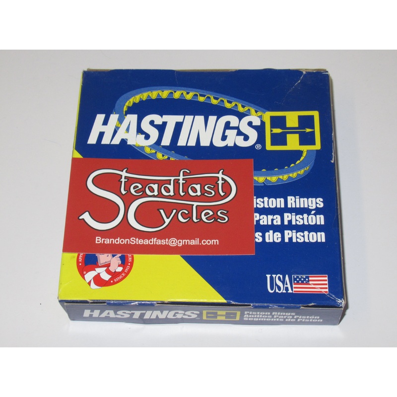 Hastings piston rings 250 plus 20 .020 over Triumph BSA USA Made ring set