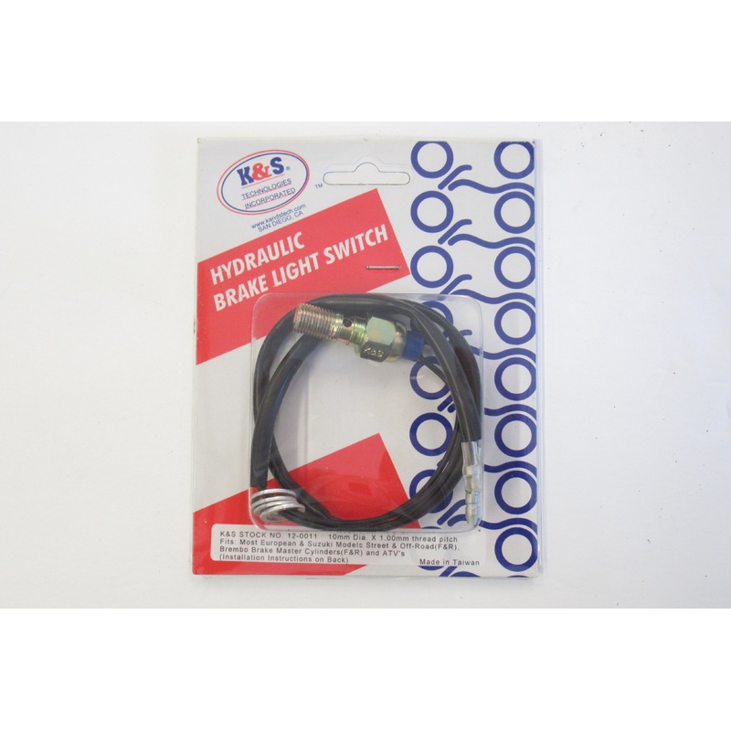 Hydraulic brake light switch K & S 12-0011 ATV Motorcycle Auto Norton Commando