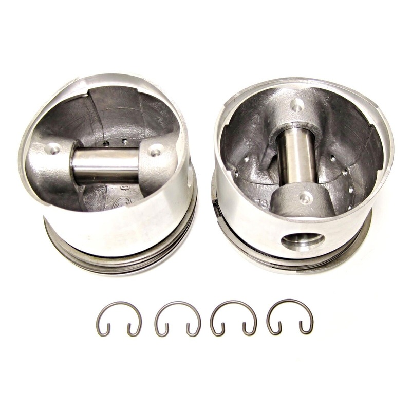 Norton Commando 750 73.5mm pistons piston set Gandini Standard w rings 13.1705