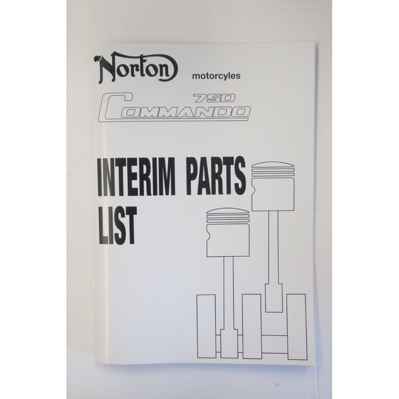 Norton Parts 750 Commando supplement interm parts list book manual handbook 06-7315