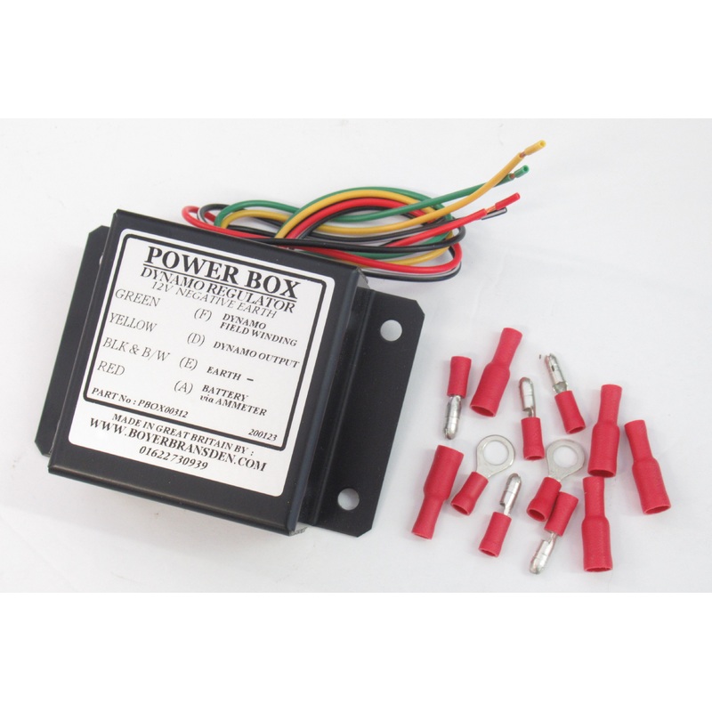 Power Box Boyer Bransden Dynamo regulator 12V negative Ground