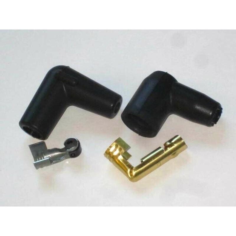 Spark plug wire boot ends coil 90 and plug 90 with Connectors 7mm USA Made