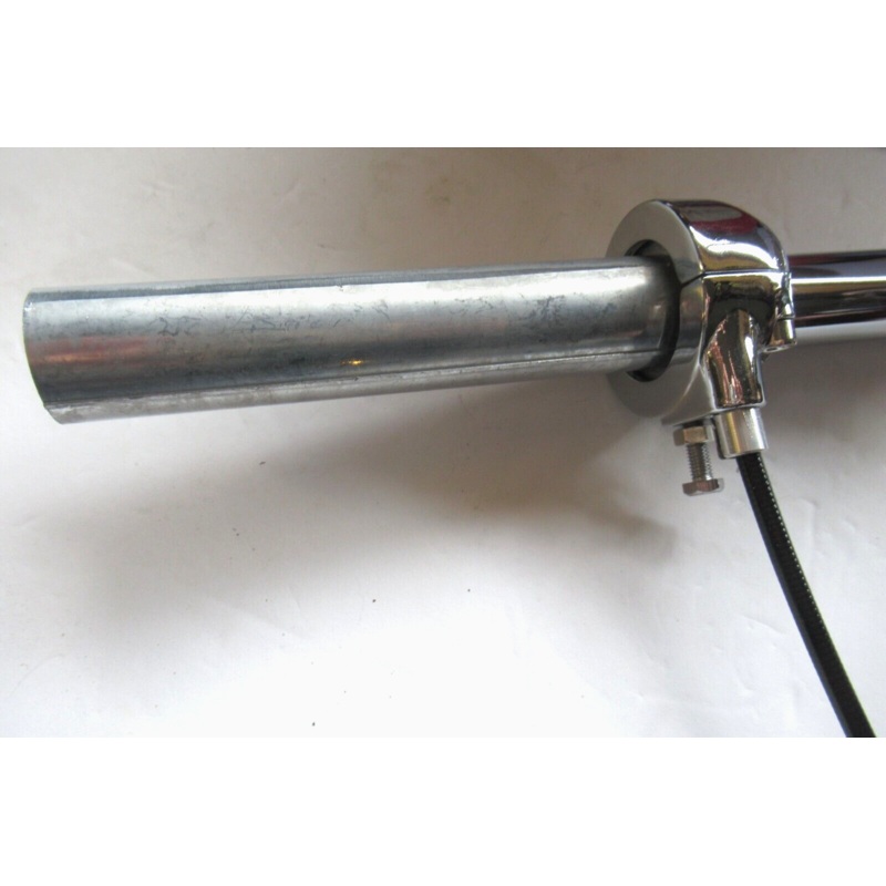 Twist throttle for Amal concentric with Barnett cable for 7/8 handlebars set