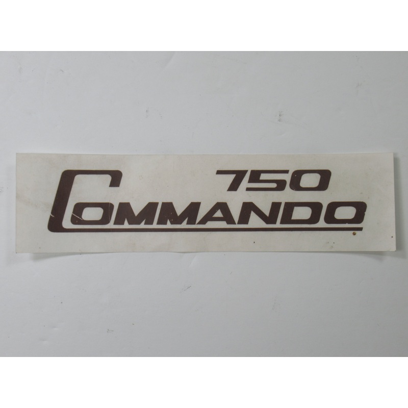 06-2020 Decal Norton 750 Commando black UK MADE vinyl peel and stick