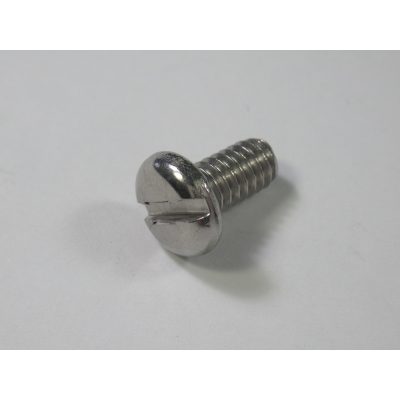 1/4 – 20 x 1/2 screw stainless steel  20 TPI slotted standard flat pan
