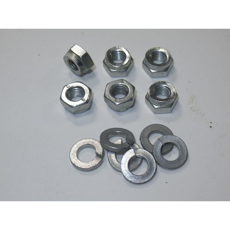 14-1301 S25-13 Nut Clevloc thin Triumph Trident T150 T160 spigot nut washer set