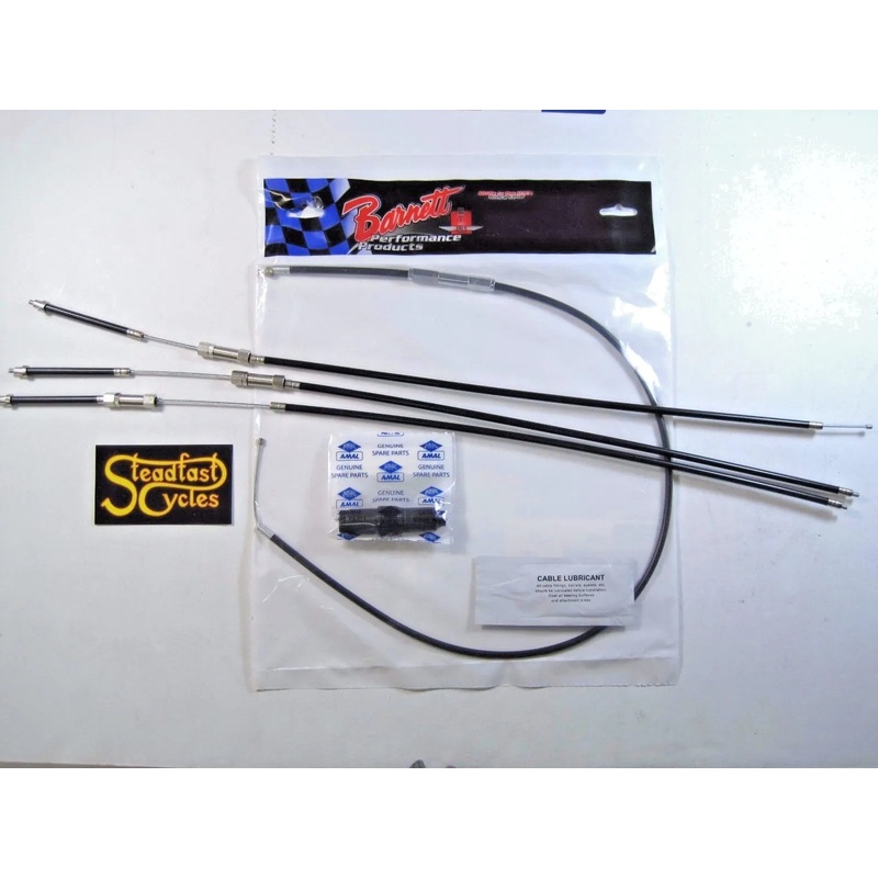Air Choke cable set triumph bsa triple for Amal carb set T150 T160 A75 Trident