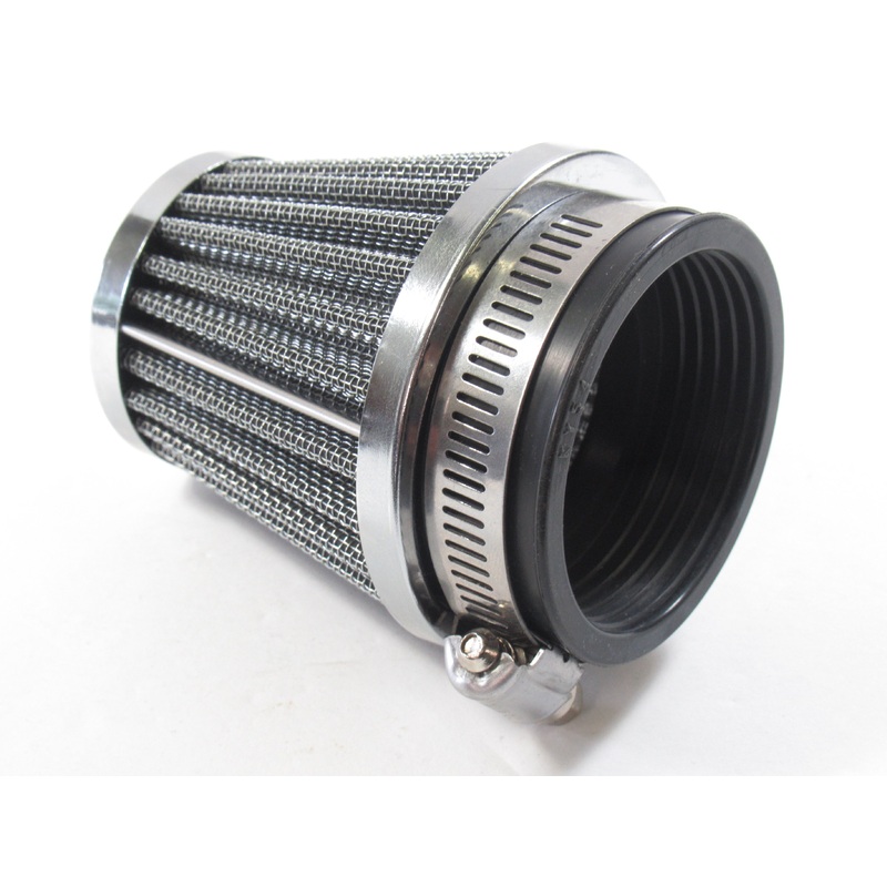 Air filter tapered clamp on cone 54mm OD clamps on 54mm carb intake