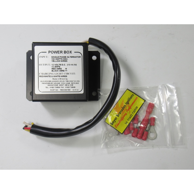 Boyer Power box single phase alternator 12 volt 180 watts