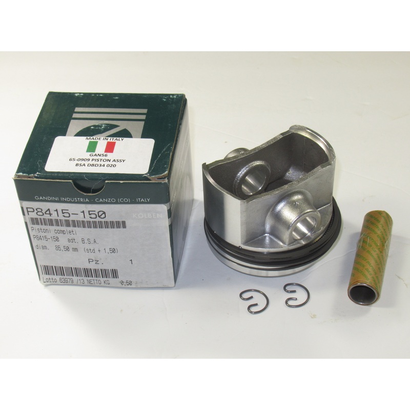 BSA Goldstar piston and rings assembly  .020 over  20 over DBD34 Gandini