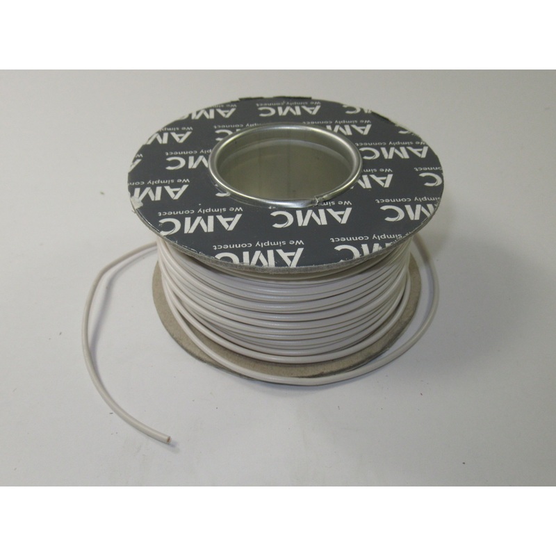 Lucas wire by the foot, 1 foot of white UK Made