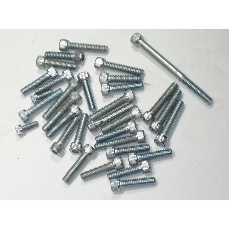 Norton 850 MKIII allen screw set Commando MK3 engine cover screws UK Made