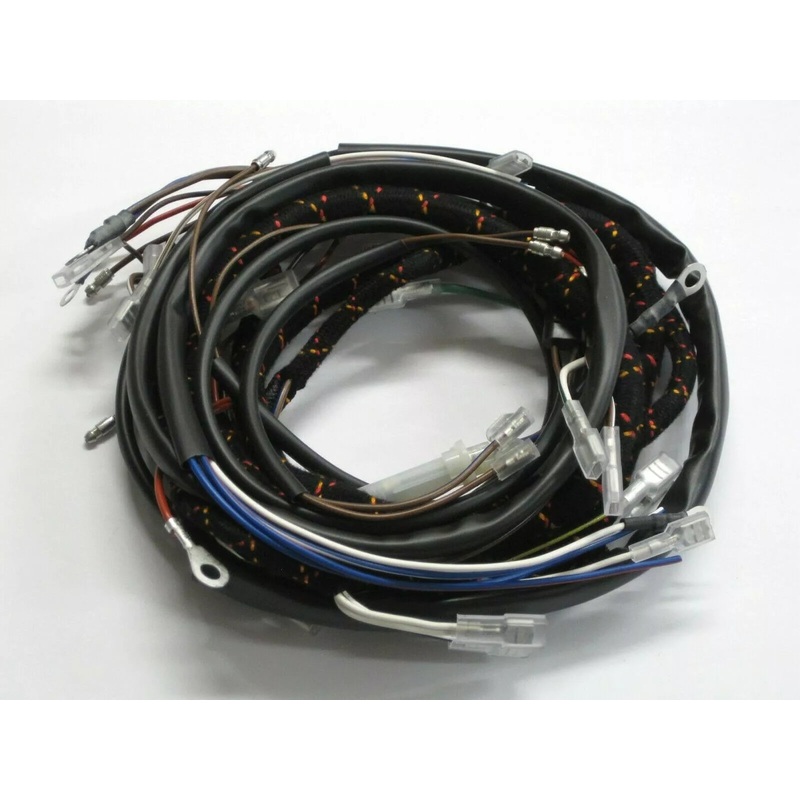 Norton wire harness 1968 Commando  54954277 Braided Cloth UK Made 06-8065/BR