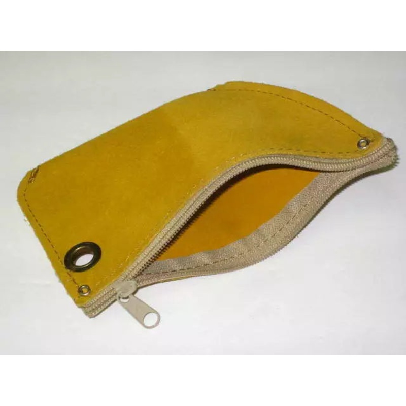 Registration envelope leather heavy duty zipper USA Made pouch motorcycle auto