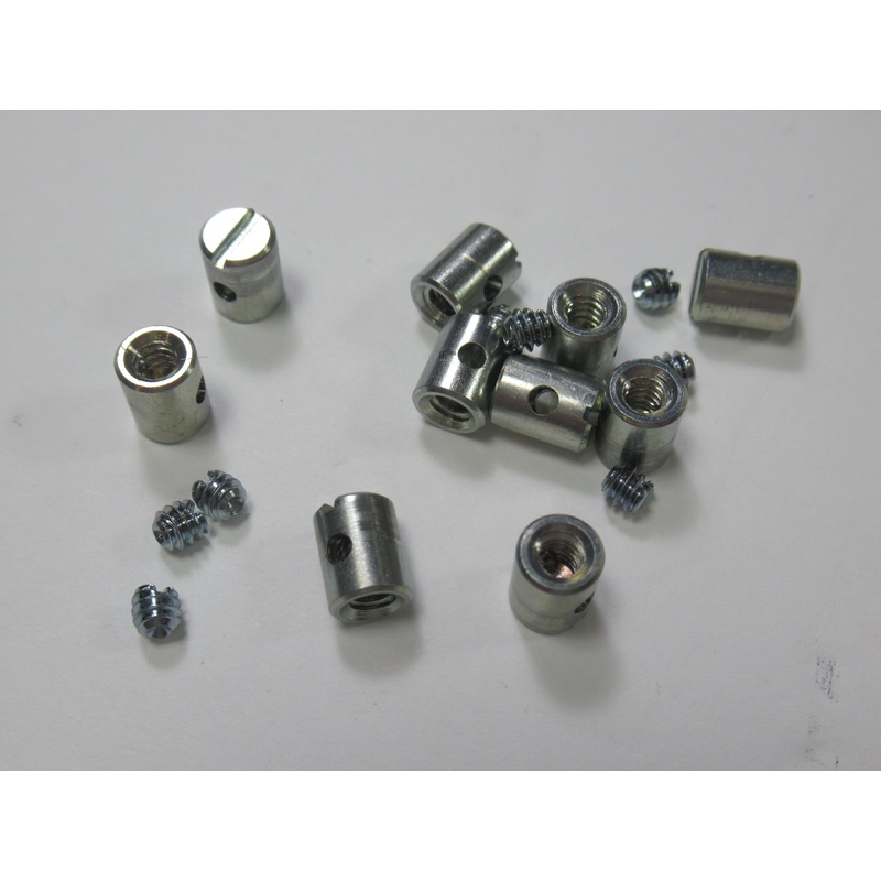 Solderless cable clamp ends motorcycle throttle clutch brake pull end set 10