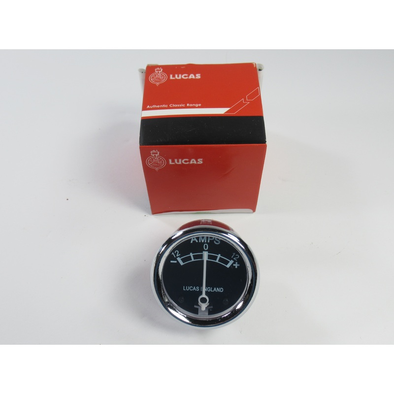 1 3/4 Lucas Ammeter amp meter Triumph Norton BSA 1 3/4 12-0-12 Amp 12V 99-0567
