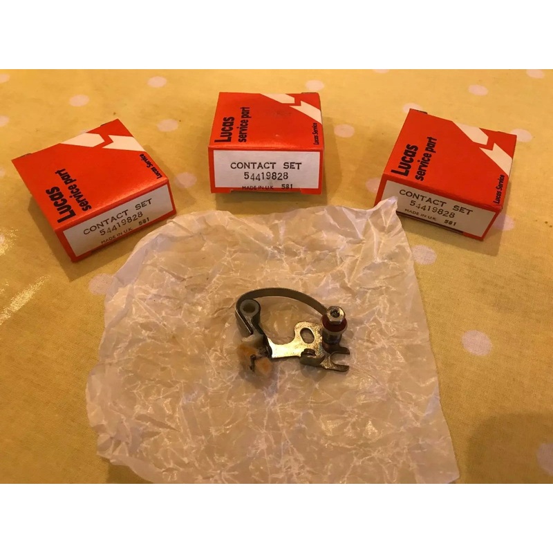 3 Lucas contact breaker set Points Triumph T150 T160 54419828 99-1014 Trident DSB132