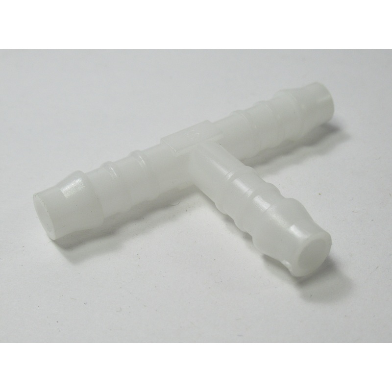 5/16 Fuel T white polyurethane fuel barb Tee motorcycle automotive gas line