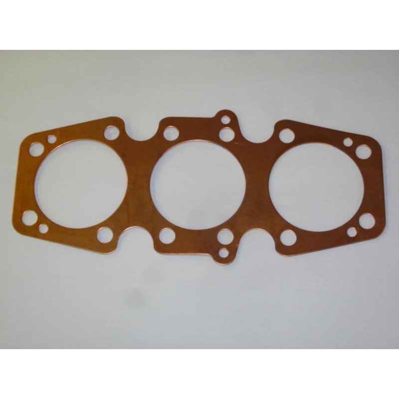 71-4205 T150 T160 Trident copper head gasket annealed Triumph triple headgasket  Thin