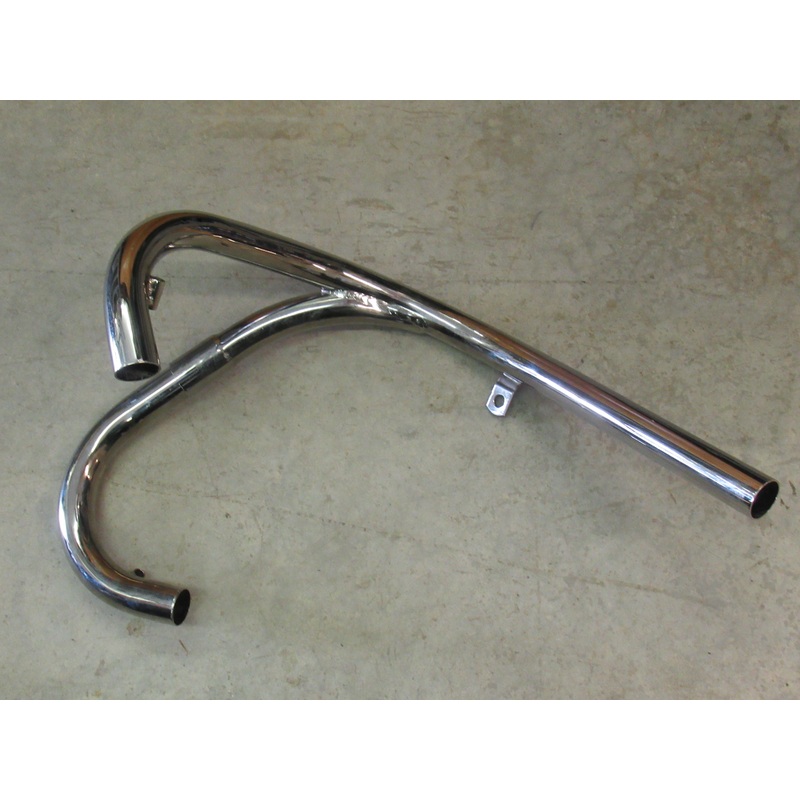 BSA siamese exhaust pipe set low A65LC 1963 64 65 66 67 68 69 70
