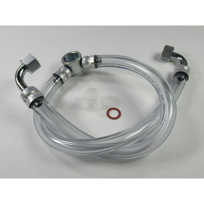 Triumph TR6 650 T100 500 single carb Amal fuel line gas tube set assembly F9271 clear