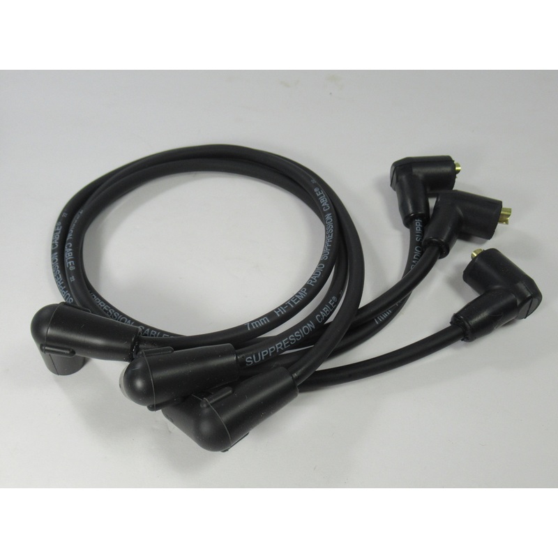 Triumph Trident resistive spark plug wire set T150 T160 1969 to 1975 triple A75