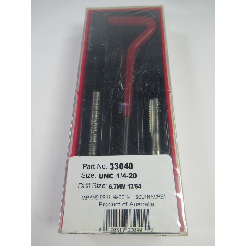 UNC 1/4 x 20 tpi Thread repair kit Triumph Norton BSA 1969 70 71 72 73 74 75 76 77 Recoil