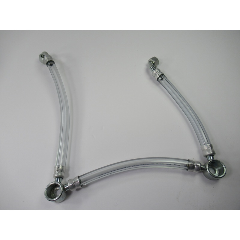 Triumph fuel line assembly 500 twin carb monoblock T100R Daytona up to 1967