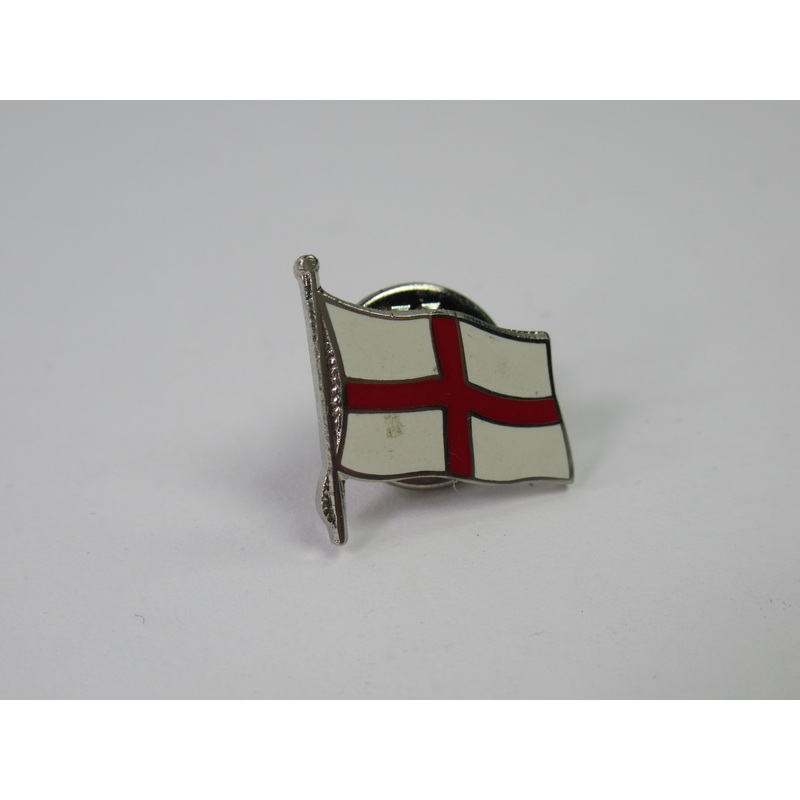 Vintage England Flag Lapel Hat Pin antique St George’s red Cross