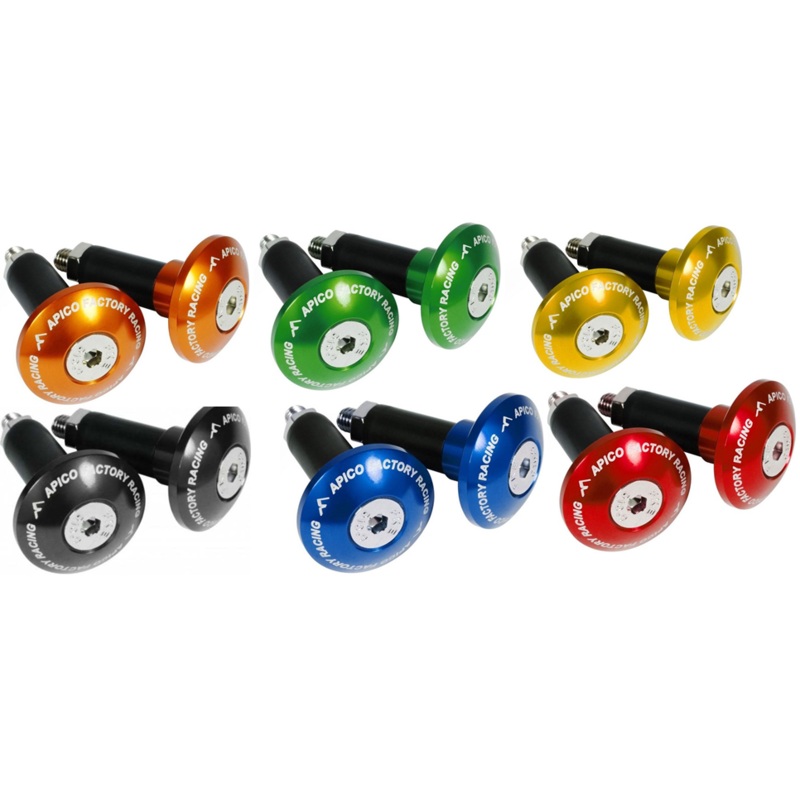 APICO ALUMINIUM ANODISED BAR ENDS