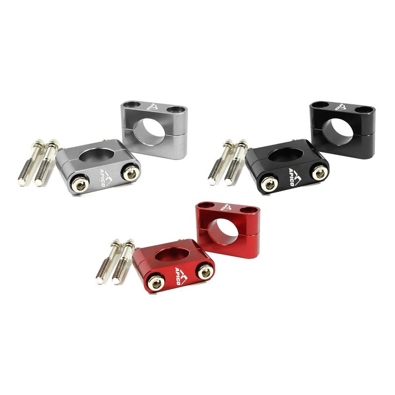 APICO FAT BAR MOUNTING KIT|RED|BLACK|TITANIUM|BLUE