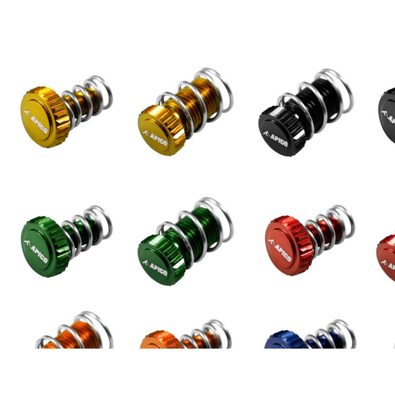 APICO BRAKE & CLUTCH LEVER MASTER CYLINDER ADJUSTER (6 COLOURS)