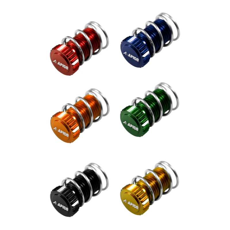 APICO FRONT BRAKE LEVER MASTER CYLINDER ADJUSTER (6 COLOURS)