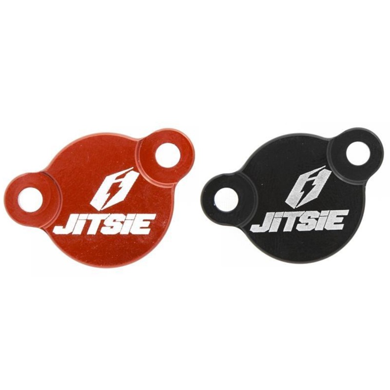 JITSIE BETA EVO REAR MASTER CYLINDER COVER RED OR BLACK