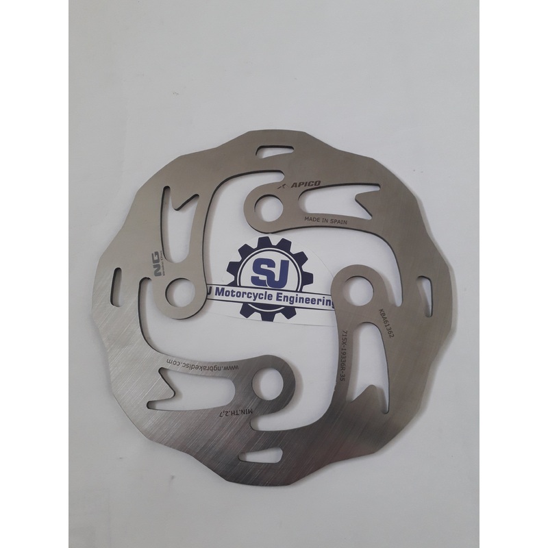 NG WAVY FRONT BRAKE DISC (GAS GAS TRS SHERCO SCORPA ETC )