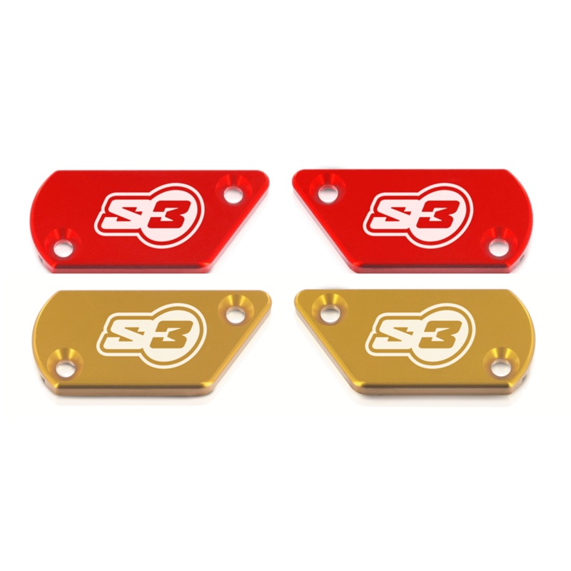 S3 BETA EVO BRAKE & CLUTCH MASTER CYLINDER COVERS