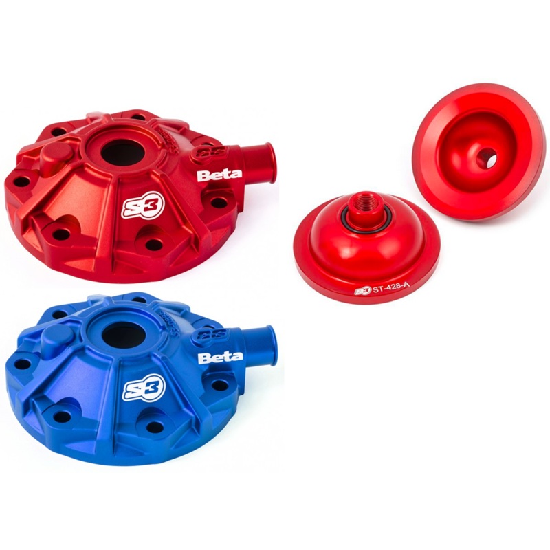 S3 BETA EVO CYLINDER HEAD COVER AND INSERTS
