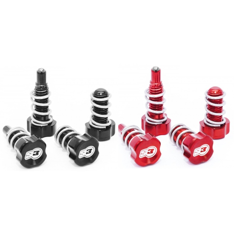 S3 BETA EVO REV 3 MASTER CYLINDER AND LEVER ADJUSTER SET (RED OR BLACK)