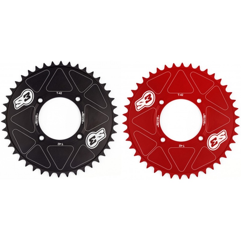 S3 LASER FIM APPROVED REAR SPROCKET RED OR BLACK